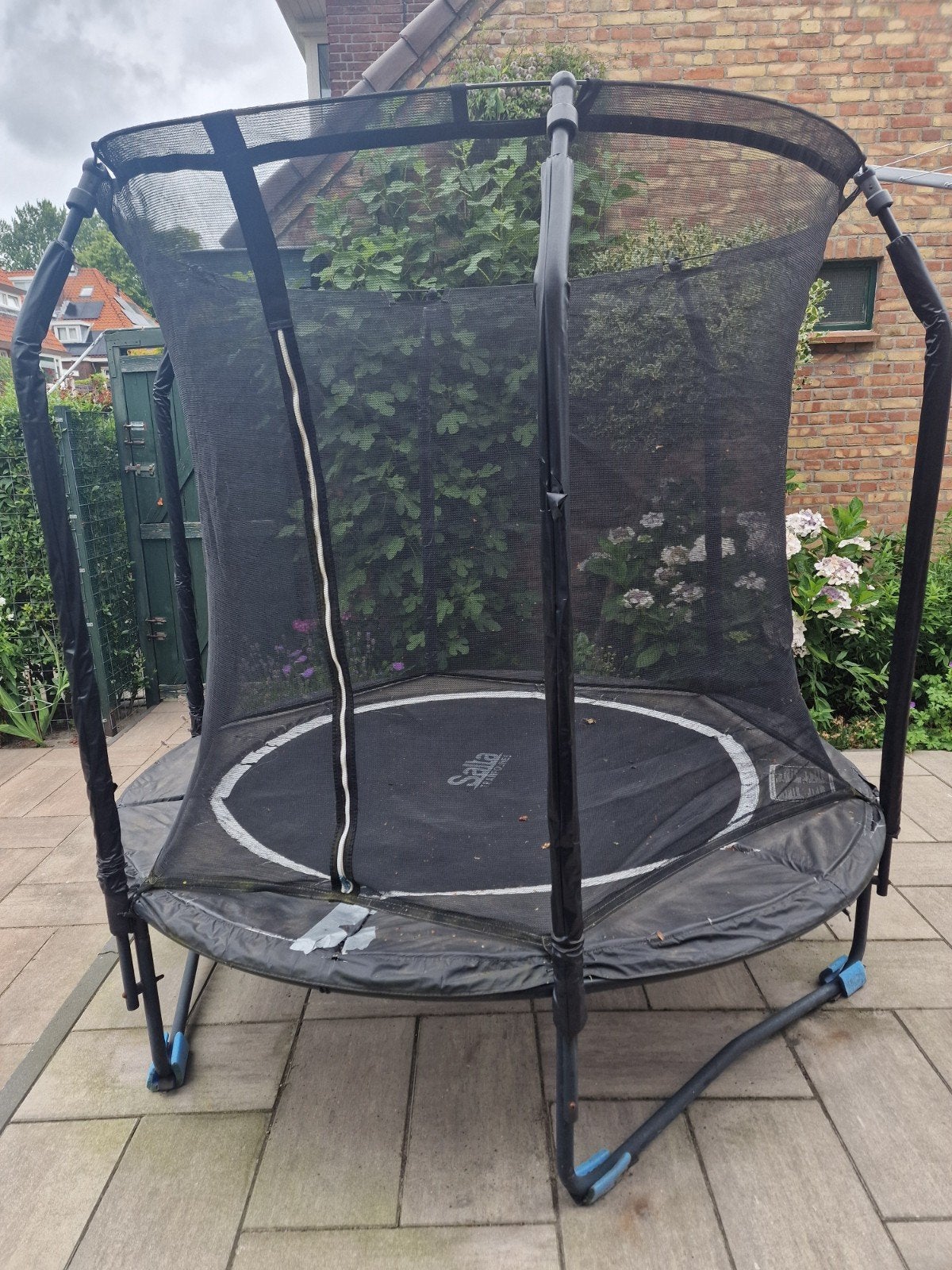 Ronde Salta trampoline gebruikt, Ophalen, Gebruikt