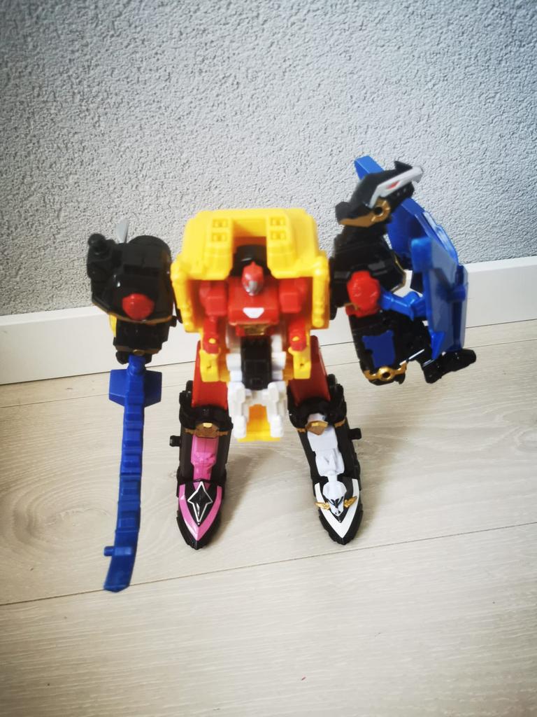 Megazord Power Rangers Ninja Steel, Ophalen of Verzenden, Zo goed als nieuw