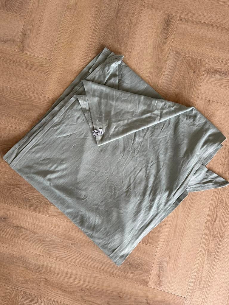 ByKay Stretchy Wrap Deluxe draagdoek Minty Grey, Kinderen en Baby's, Babydragers en Draagdoeken, Draagdoek, Zo goed als nieuw