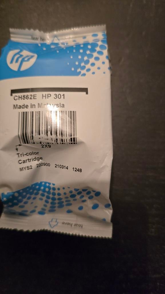 HP 301 Tri-color Cartridge CH562E, Ophalen
