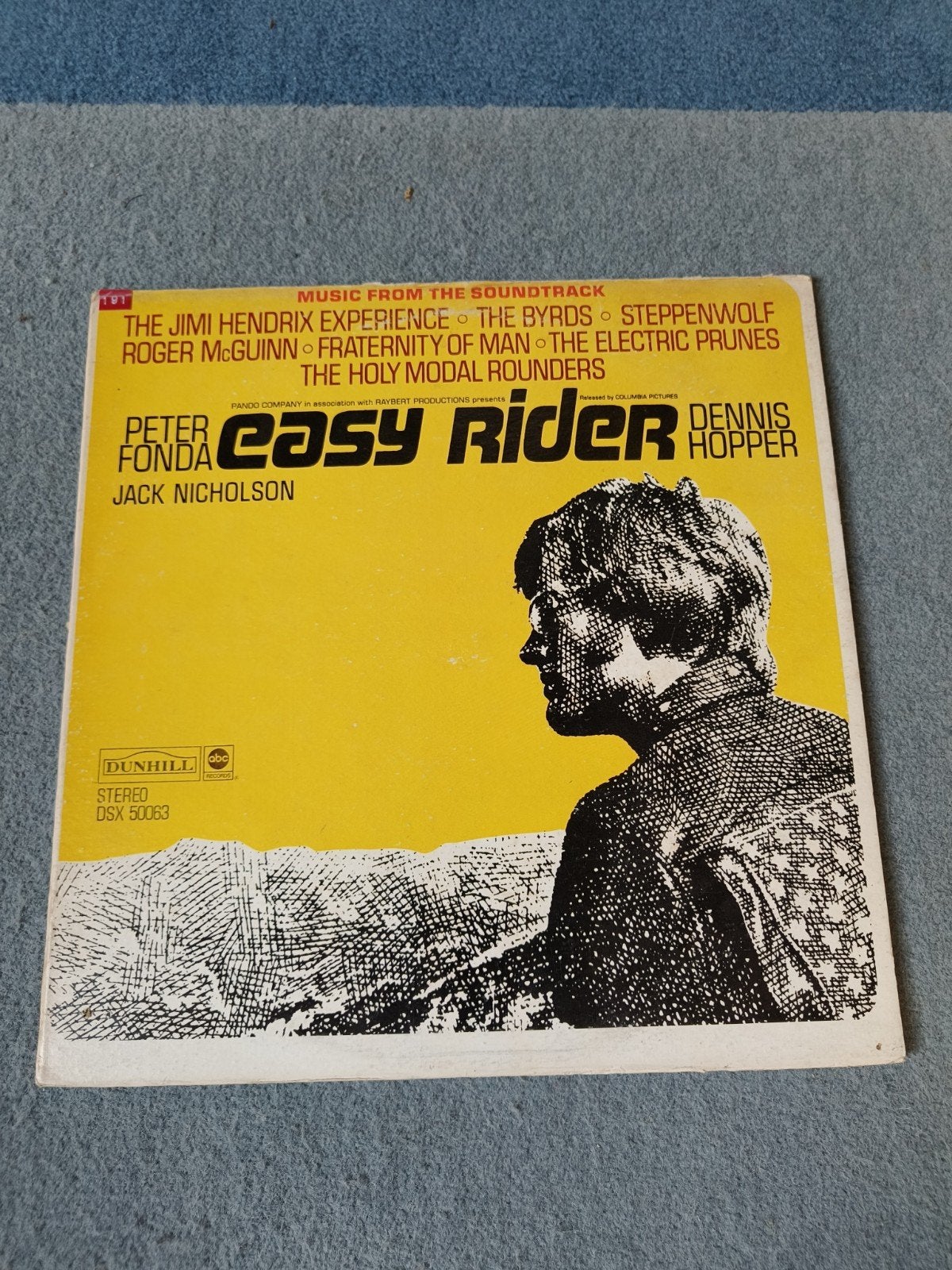 Easy Rider Soundtrack LP - The Jimi Hendrix Experience, LP, Film en Theater, Gebruikt, Originele persing