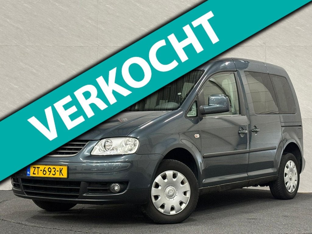 Volkswagen Caddy 1.6 5Persoons Trekhaak achteruitcamera stoe, Auto's, Volkswagen, Bedrijf, Te koop, Overige modellen, ABS, Airbags