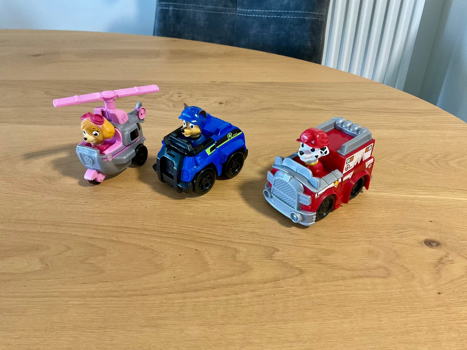 Paw Patrol : set - 3 voertuigen, Ophalen, Gebruikt