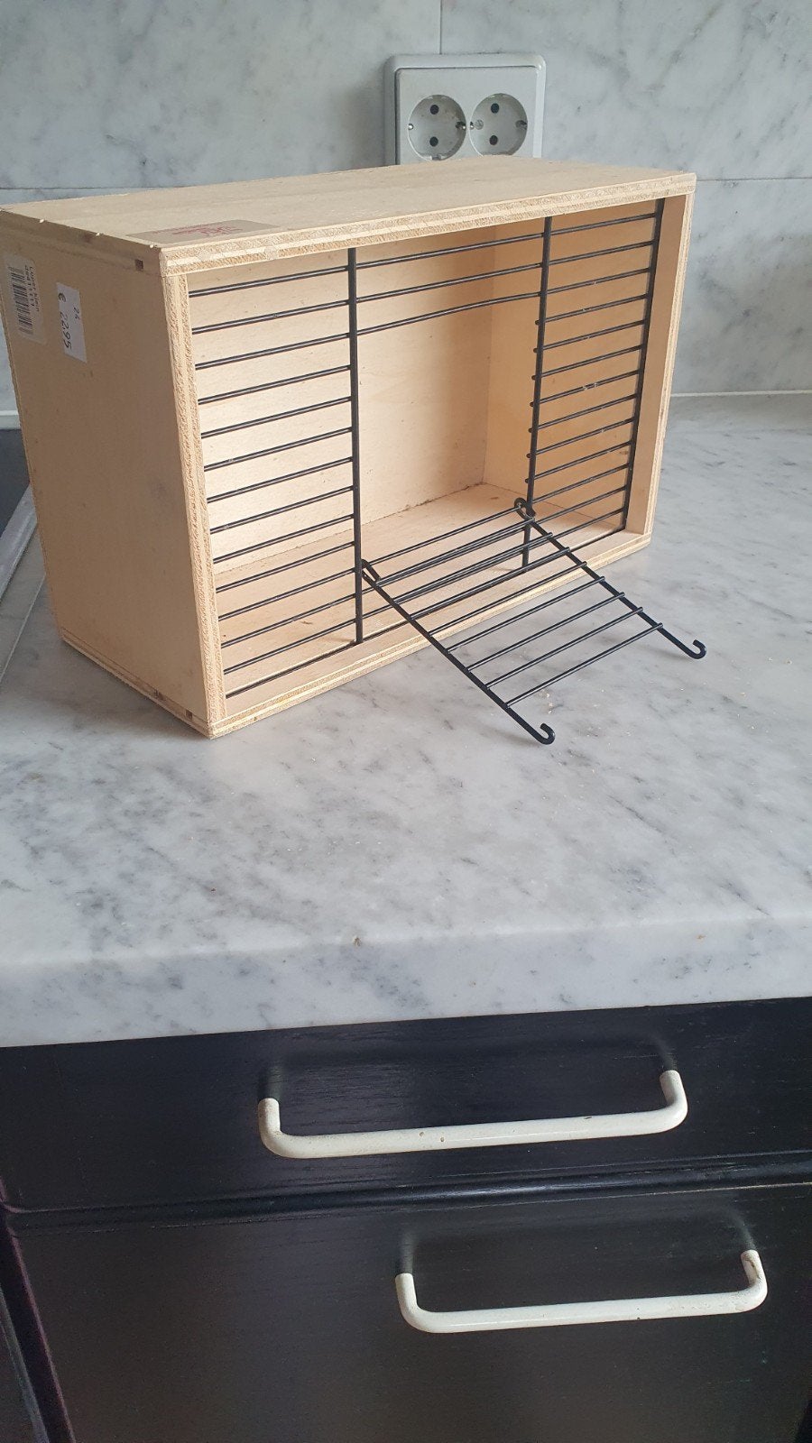 houten kooi., Ophalen of Verzenden, Zo goed als nieuw, Hout, Vogelkooi