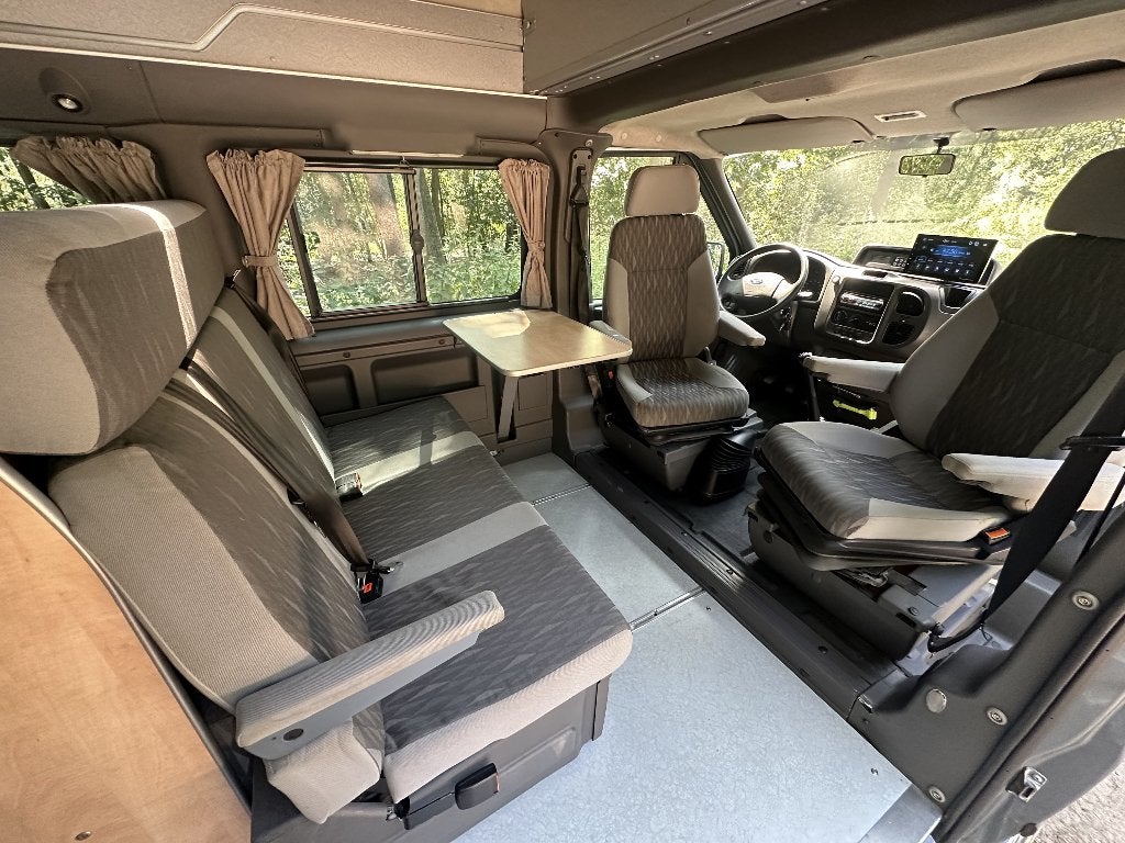 Zeer nette FORD NUGGET 5 persons buscamper-Inruilen mogelijk, Caravans en Kamperen, Campers, Chemisch toilet, Gaslek-detector