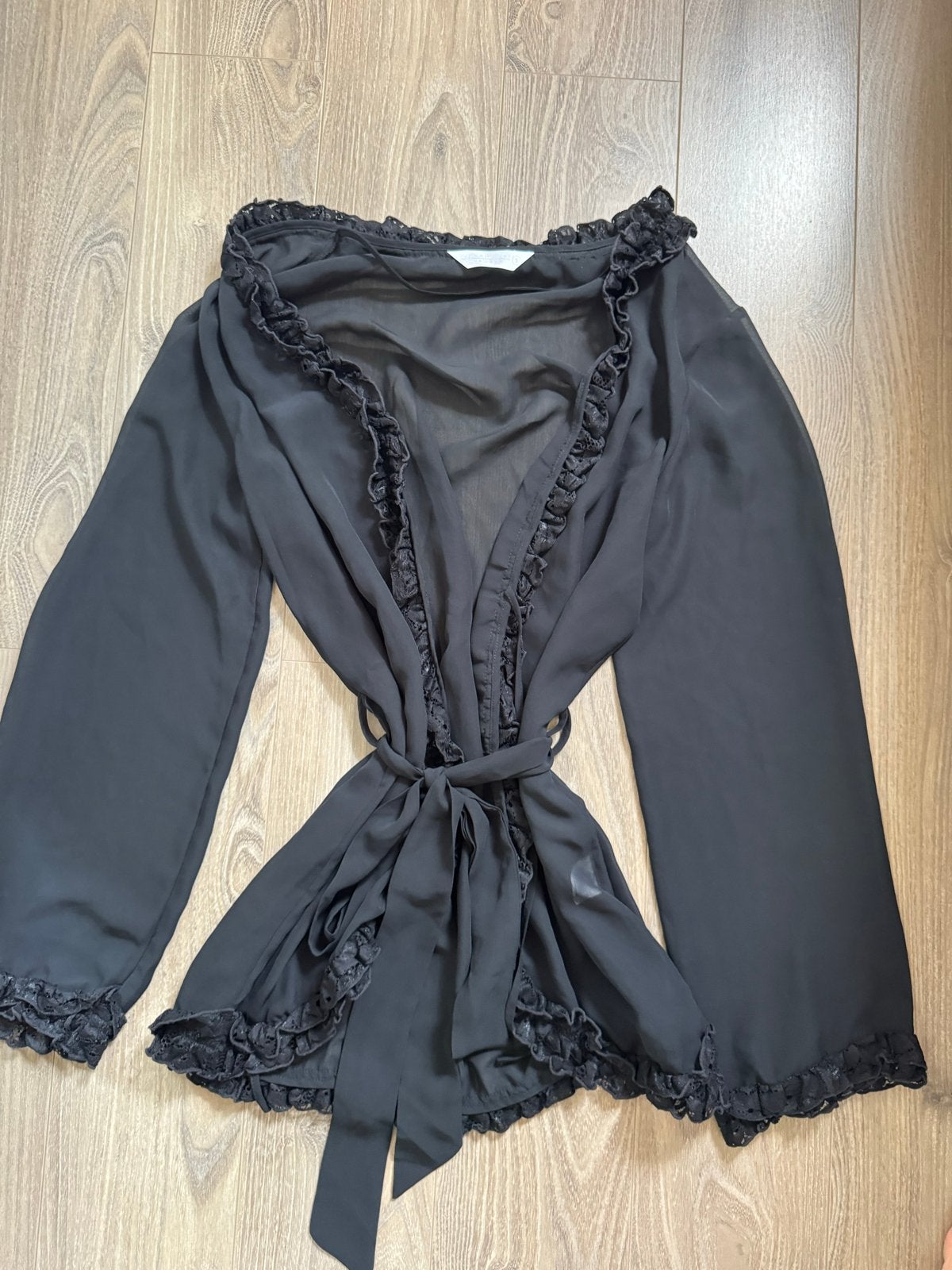 Zwart Kimono Homewear - Zo goed als nieuw, Ophalen of Verzenden, Zo goed als nieuw