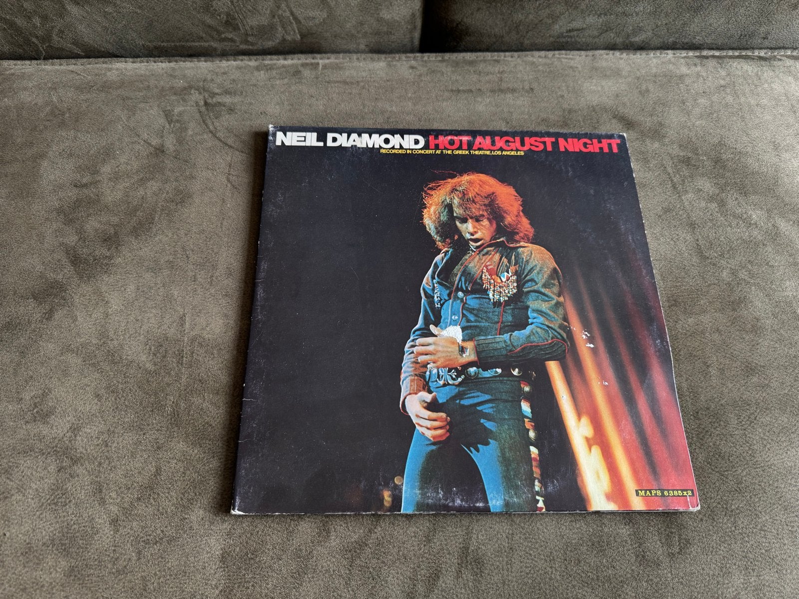 Neil Diamond - Hot August Night (Dubbel-LP), Ophalen, Gebruikt, 12 inch, Poprock