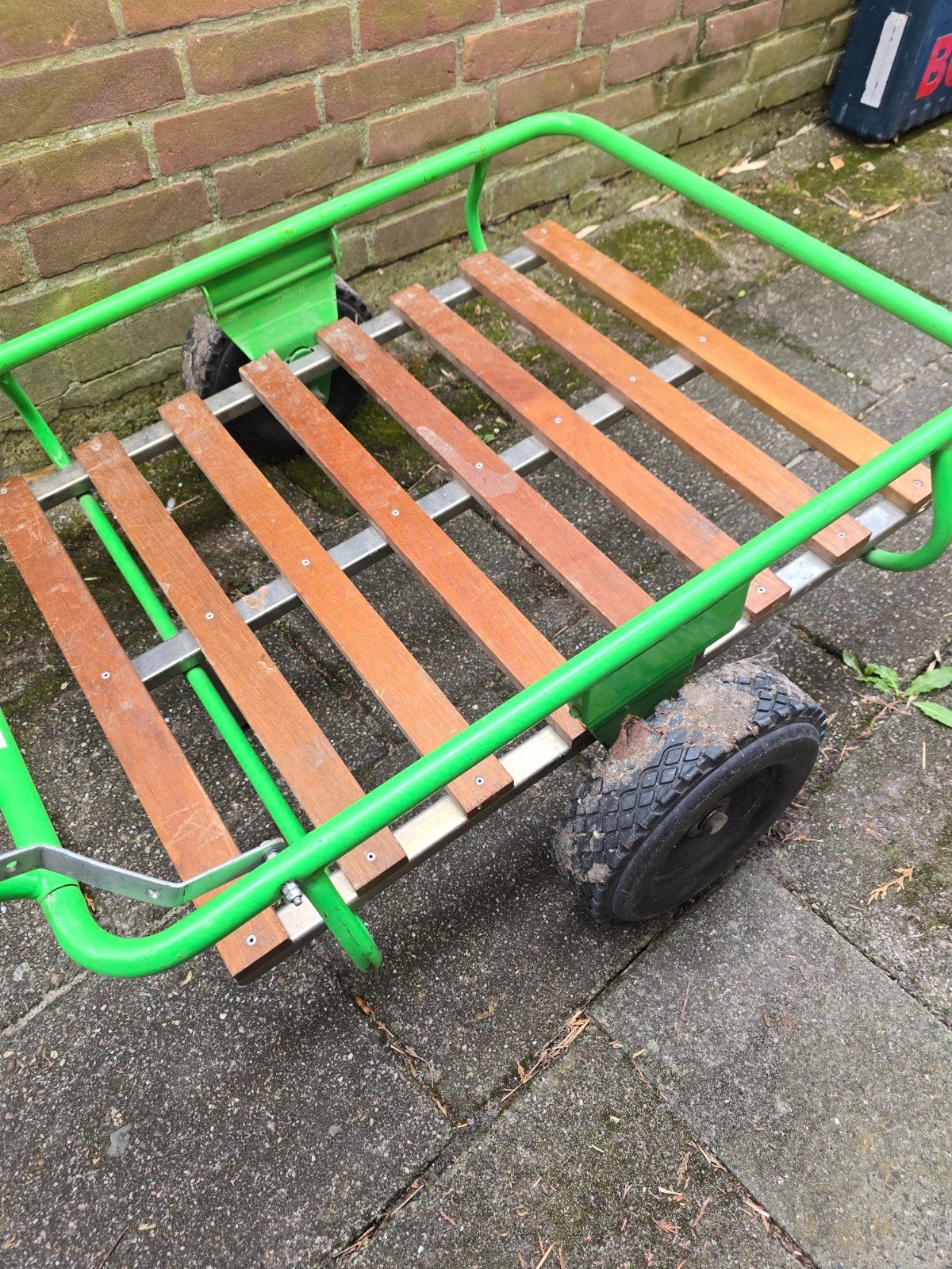 Opvouwbare steekwagen / bolderkar - Max 50kg, Caravans en Kamperen, Bolderkarren, Ophalen, Opvouwbaar, Gebruikt