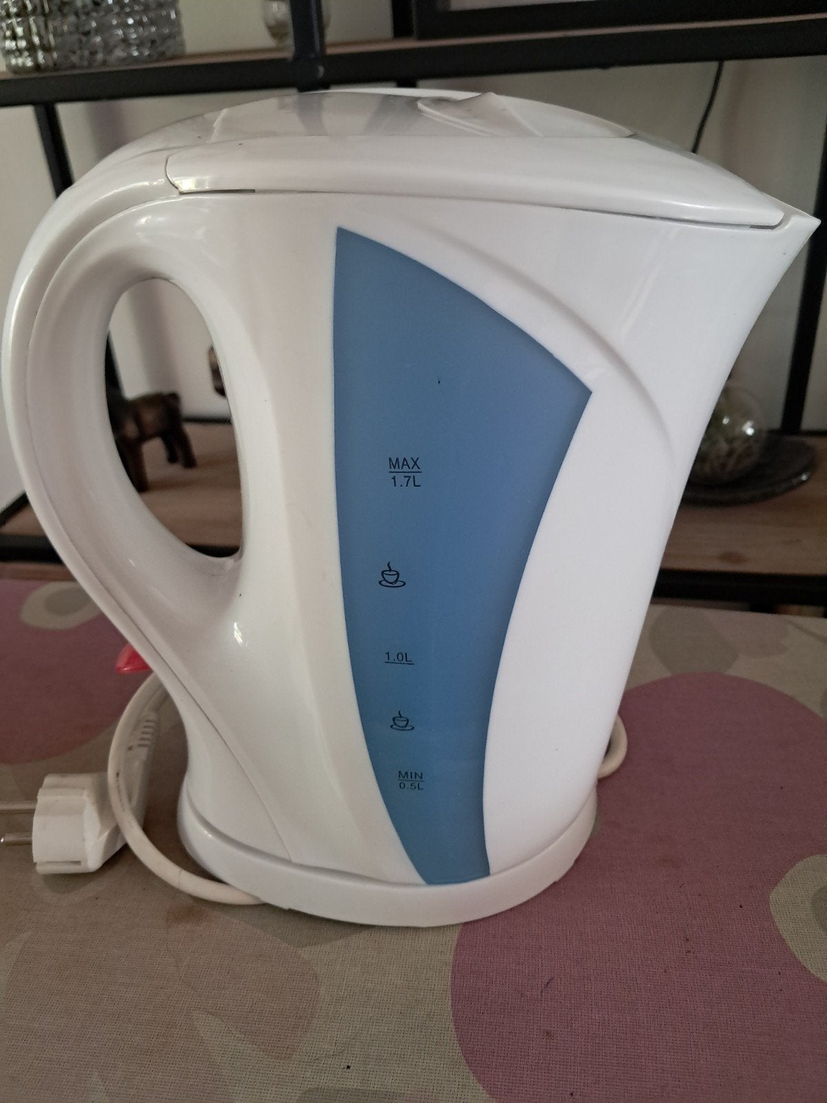 Home Essentials Waterkoker 1.7L - Wit, Witgoed en Apparatuur, 1 tot 2 liter, Ophalen of Verzenden, Gebruikt, Draadloos