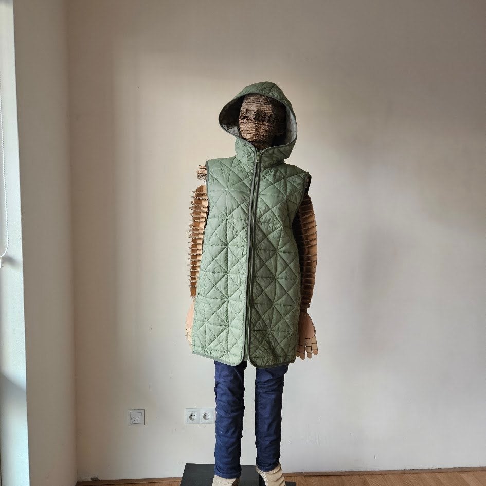ZGAN Esprit bodywamer /capuchon mt S groen, Kleding | Dames, Ophalen of Verzenden, Zo goed als nieuw, Maat 36 (S), Groen