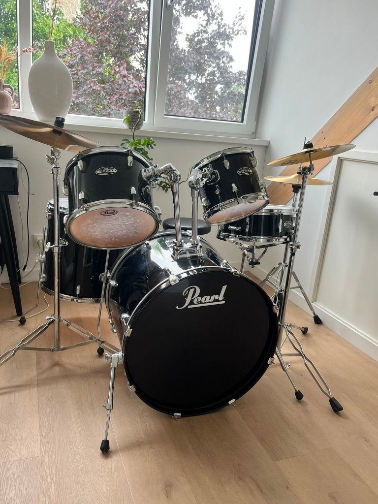 8-delig Drumstel Pearl, Ophalen, Gebruikt, Pearl
