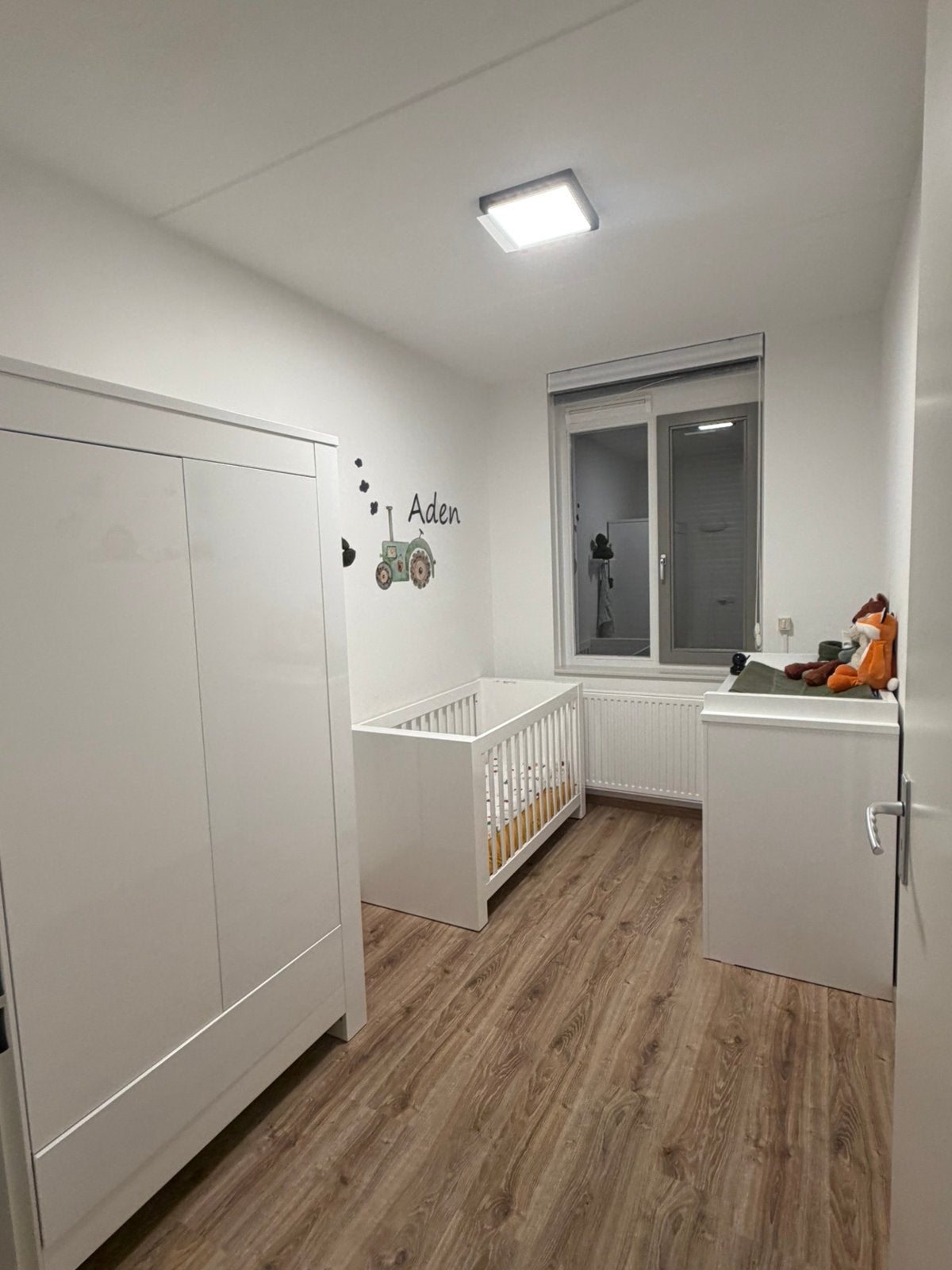 Complete babykamer set kidsmill alaska hoogglans wit, Ophalen of Verzenden, Zo goed als nieuw, Jongetje of Meisje
