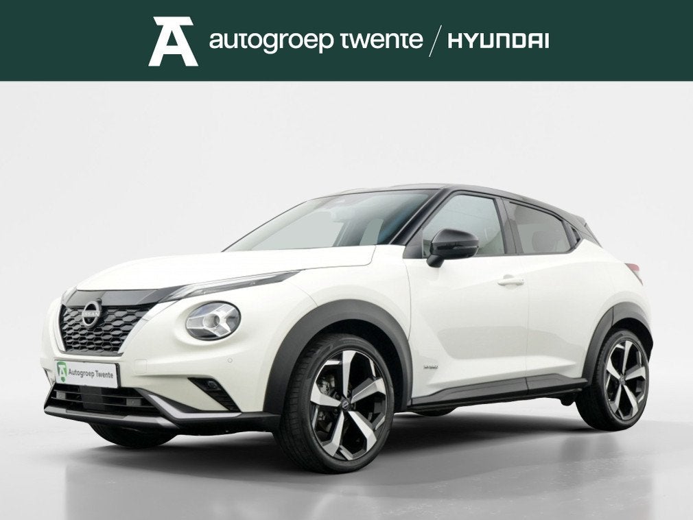 Nissan Juke 1.6 Hybride Tekna | Leer | 19 inch | Winterpack, Auto's, Nissan, Automaat, Gebruikt, Zwart, 4 cilinders