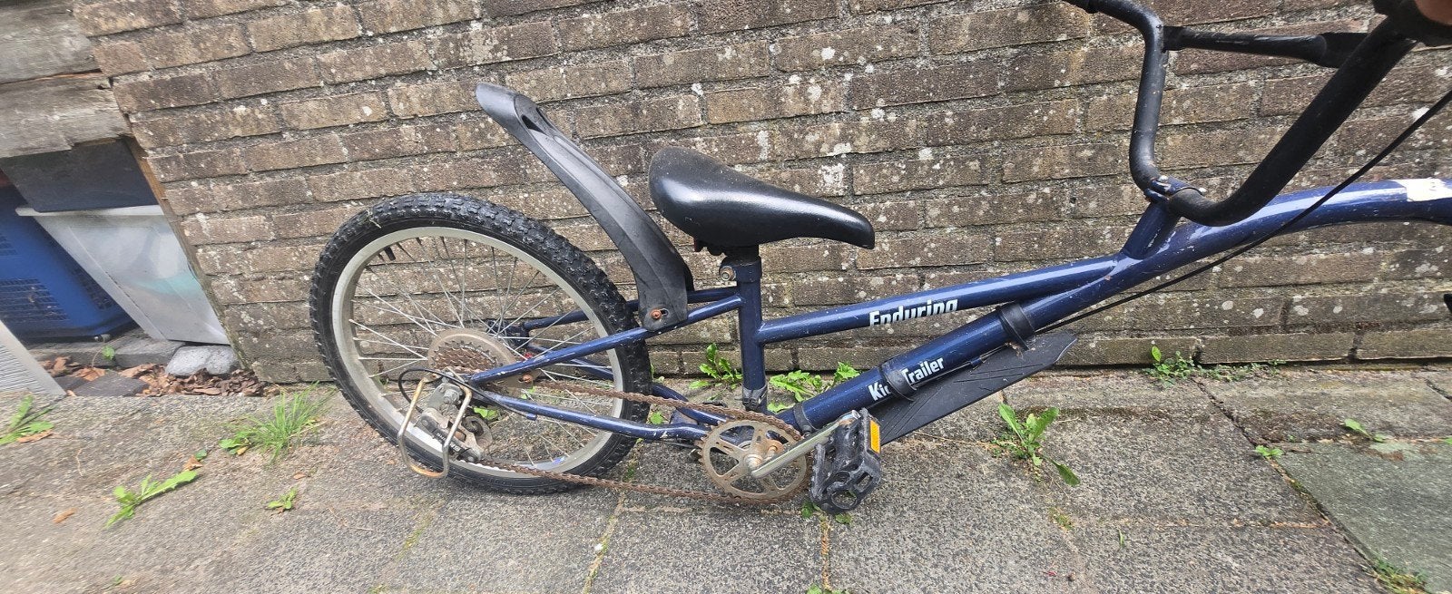 Aanhangfiets met bagagedrager - Enduring Kid Trailer, Ophalen of Verzenden, Gebruikt