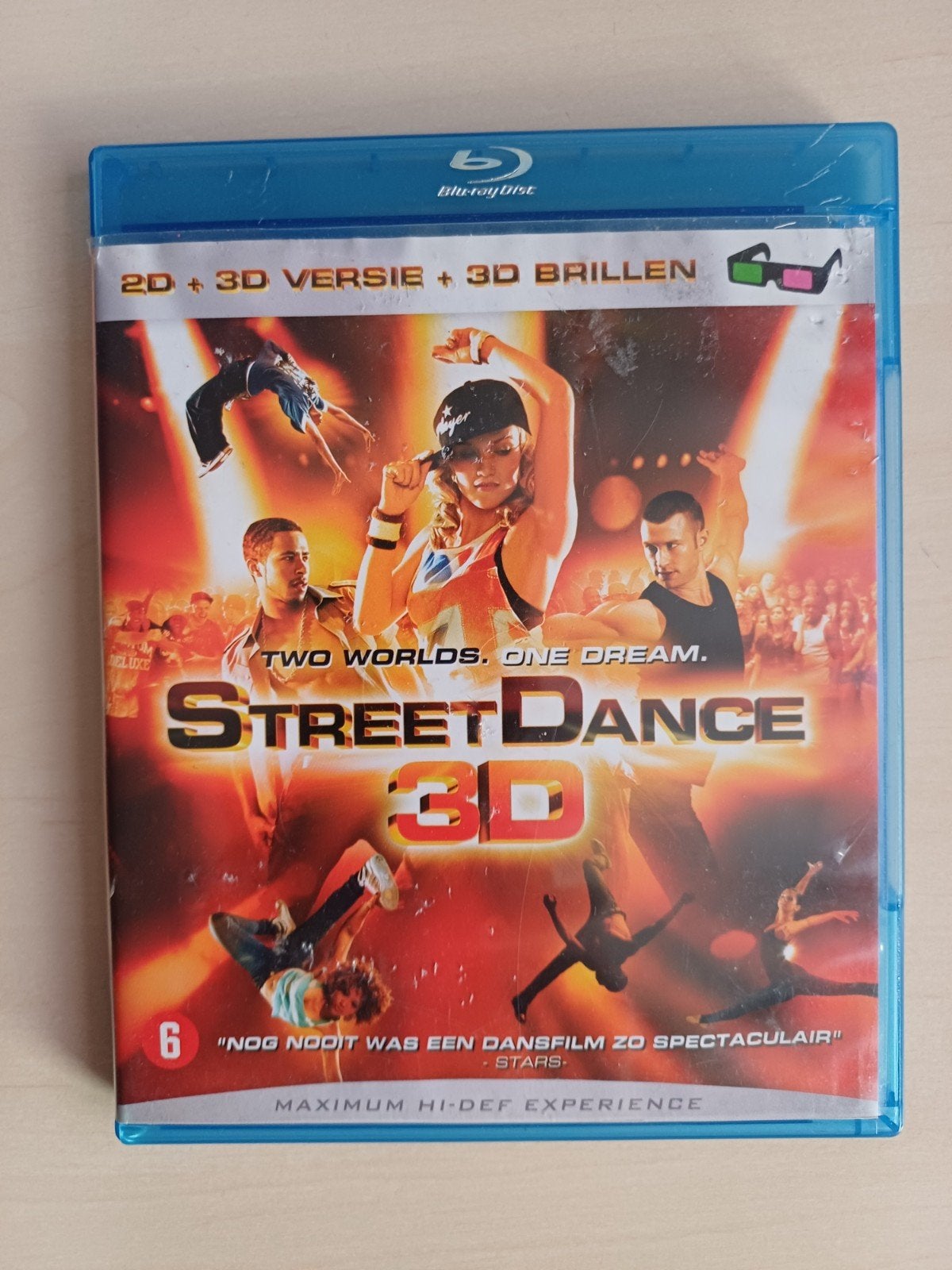 StreetDance 3D Blu-ray ( geen 2D + 3D versie + 3D brillen), Ophalen of Verzenden, Zo goed als nieuw