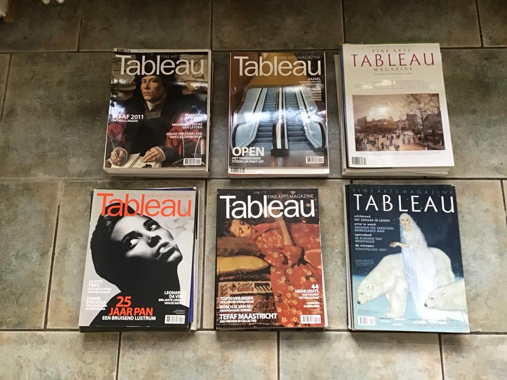 Tableau Kunstmagazine - Grote collectie (50 stuks), Ophalen of Verzenden, Gelezen, Overige typen