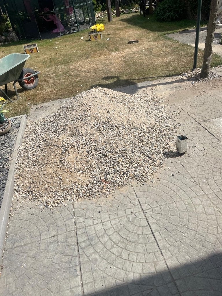 Betonzand, Ophalen, Nieuw