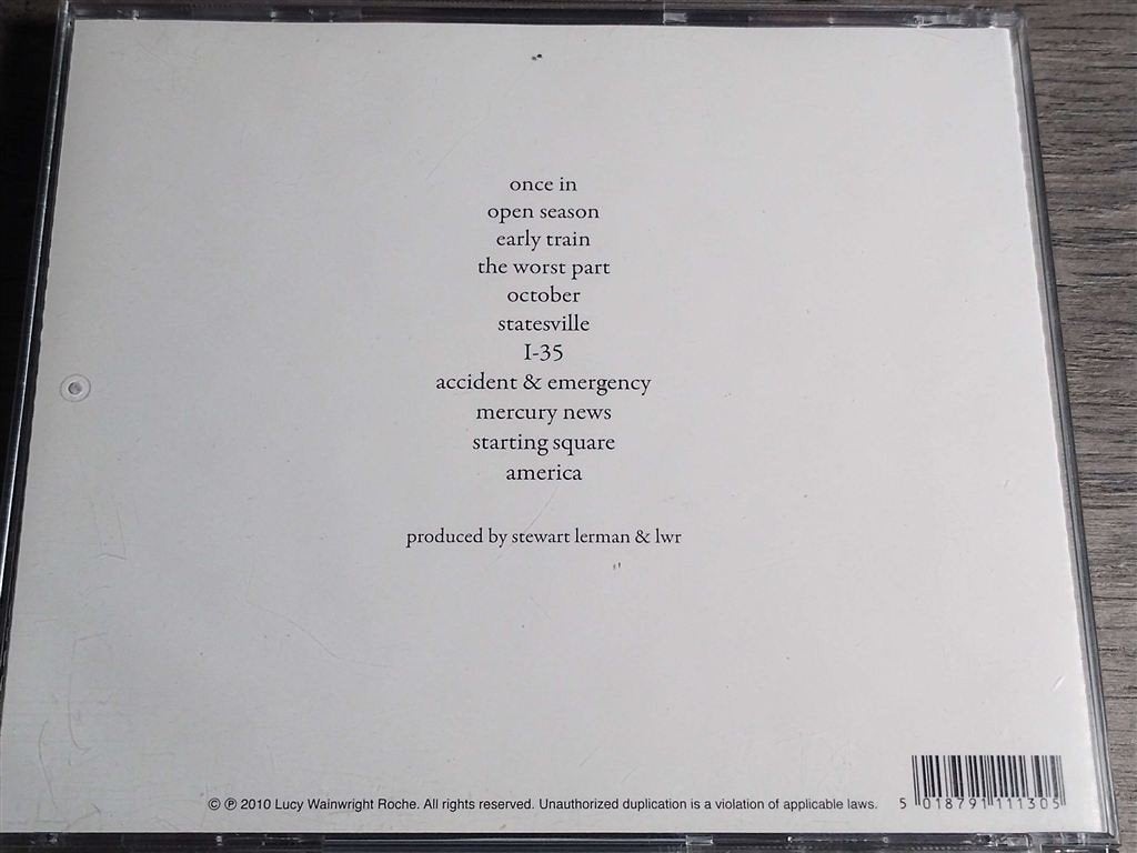 Lucy Wainwright Roche - Lucy, Ophalen of Verzenden, Zo goed als nieuw, Folk