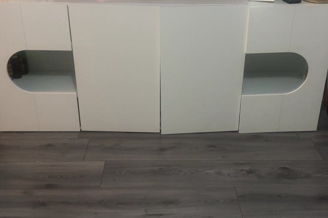Dressoir, Ophalen, Met plank(en), Gebruikt, 100 tot 150 cm