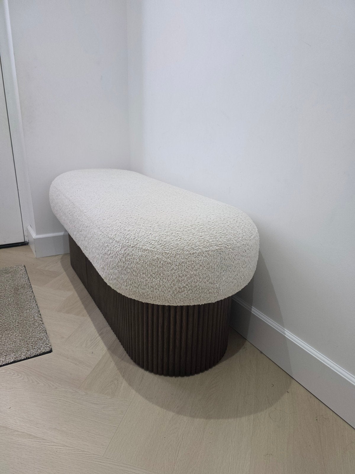 Nala Gestoffeerde Bank met Opbergruimte, Overige maten, Minder dan 75 cm, Ophalen of Verzenden, Zo goed als nieuw
