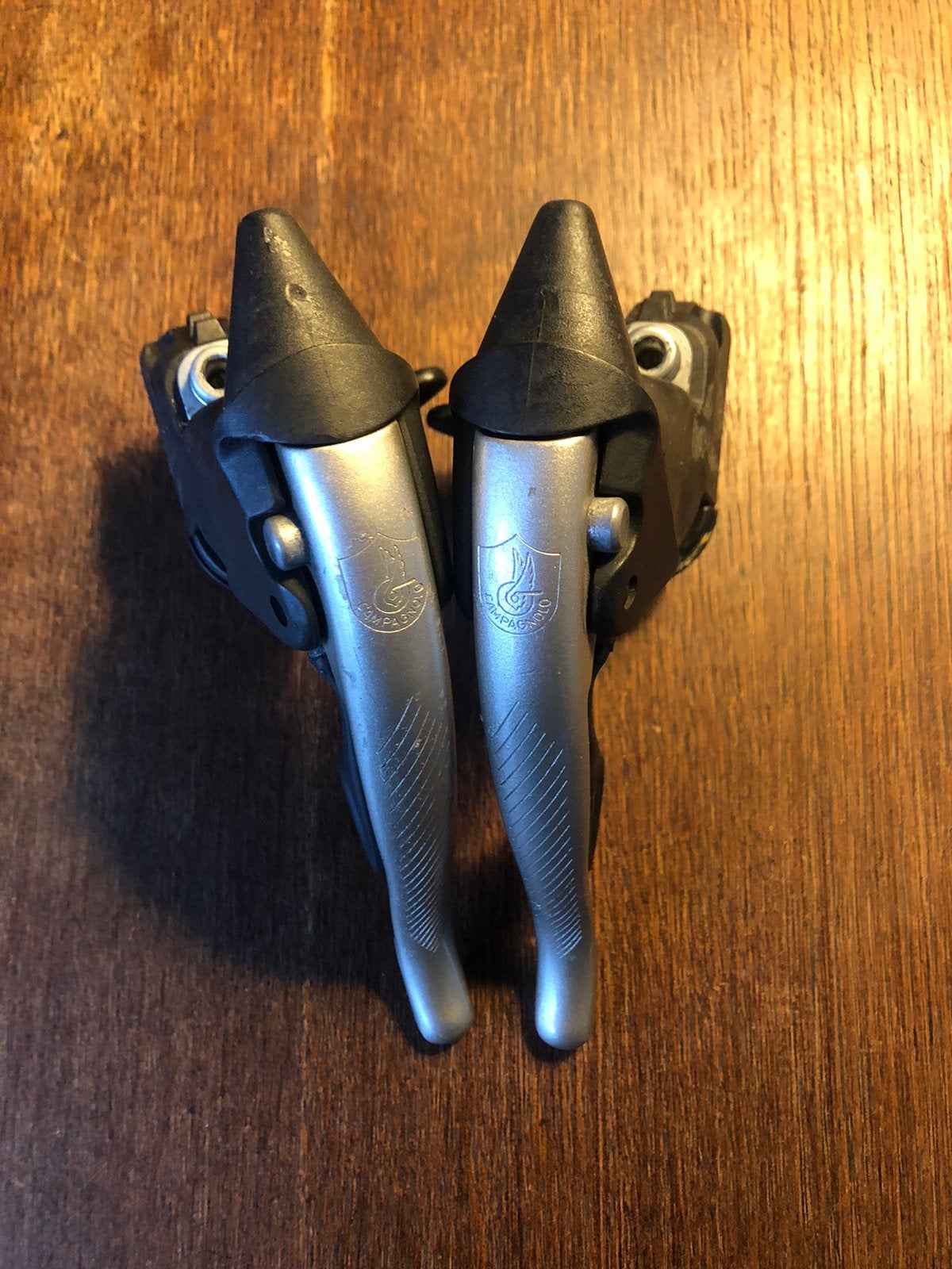 Campagnolo Ergopower 8 sp shifters vintage, Ophalen of Verzenden, Gebruikt, Racefiets, Remmen