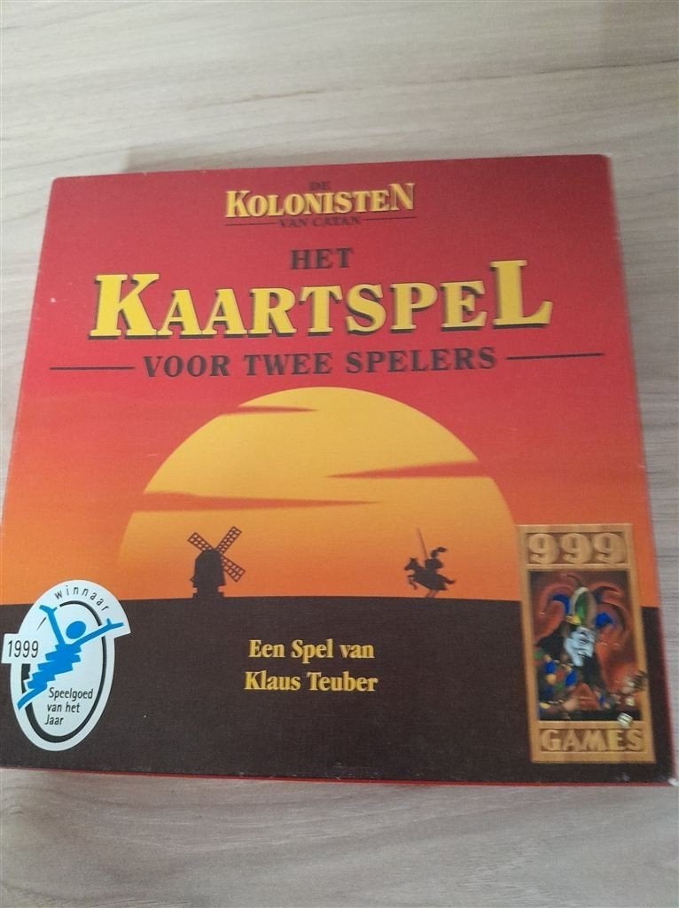 Kolonisten van catan het kaartspel - 999 games - s3129, Verzenden, Zo goed als nieuw