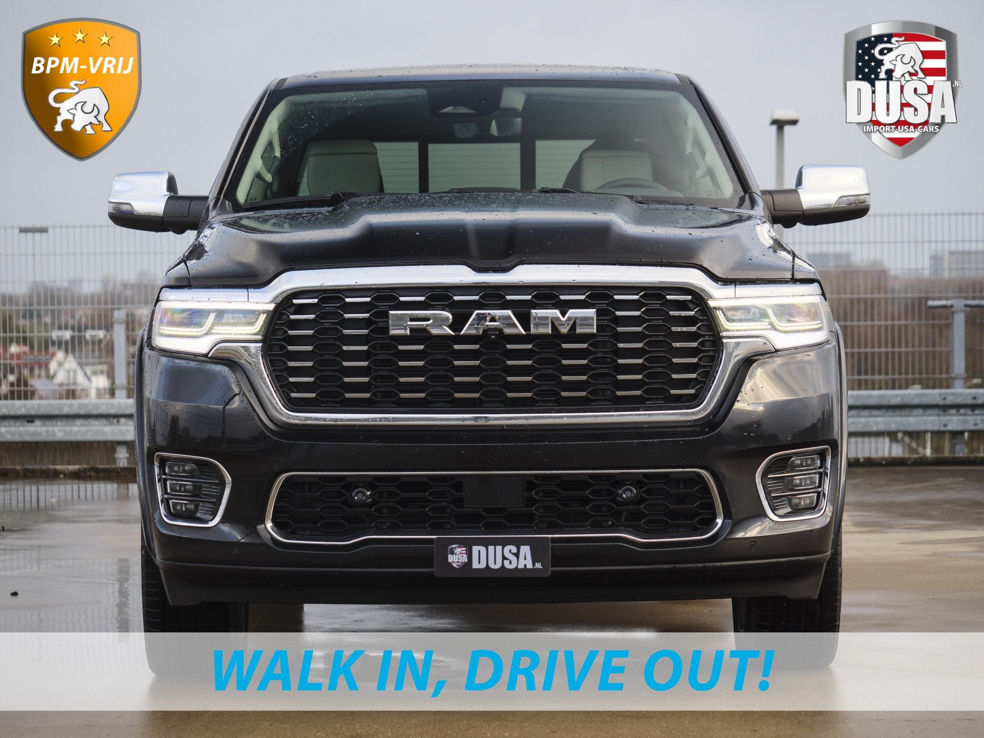 Dodge Ram | 1500 | Tungsten | 3.0L Twin-Turbo Hurricane | Hi, Auto's, Automaat, 2438 kg, Zwart, Zwart