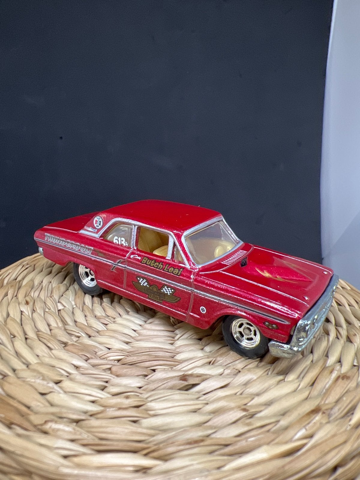 Hot Wheels Ford Thunderbolt '63 - Rood - Schaalmodel, Ophalen of Verzenden, Zo goed als nieuw, Auto
