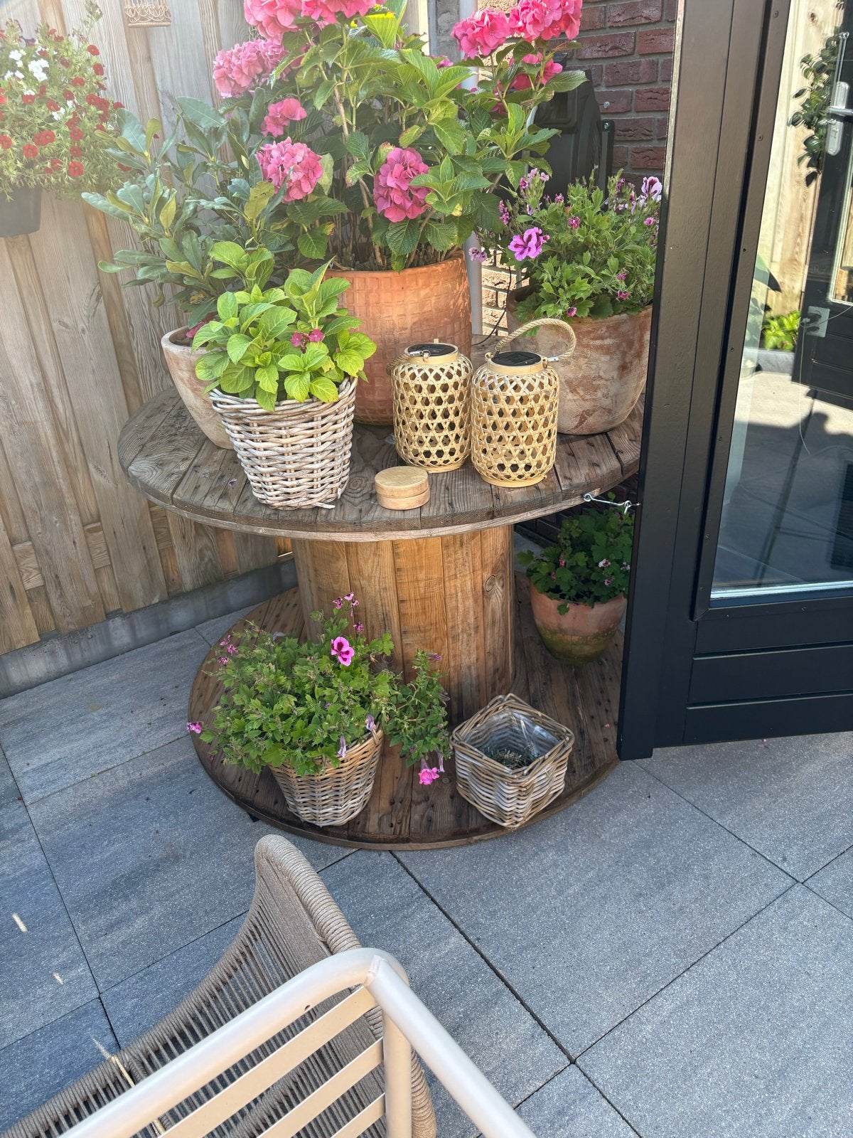 Planten tafel, Overige materialen, Minder dan 55 cm, Gebruikt, Rond