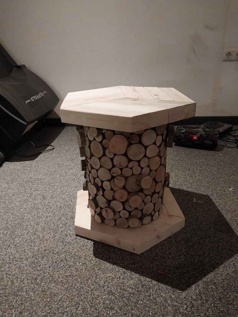 Houten tafel, Huis en Inrichting, Woonaccessoires | Zuilen en Pilaren, Ophalen