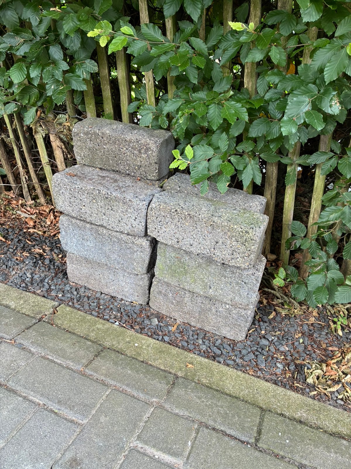 Betonnen stapelblokken voor bloembak of border, Ophalen, Gebruikt, 25 cm of meer, Border