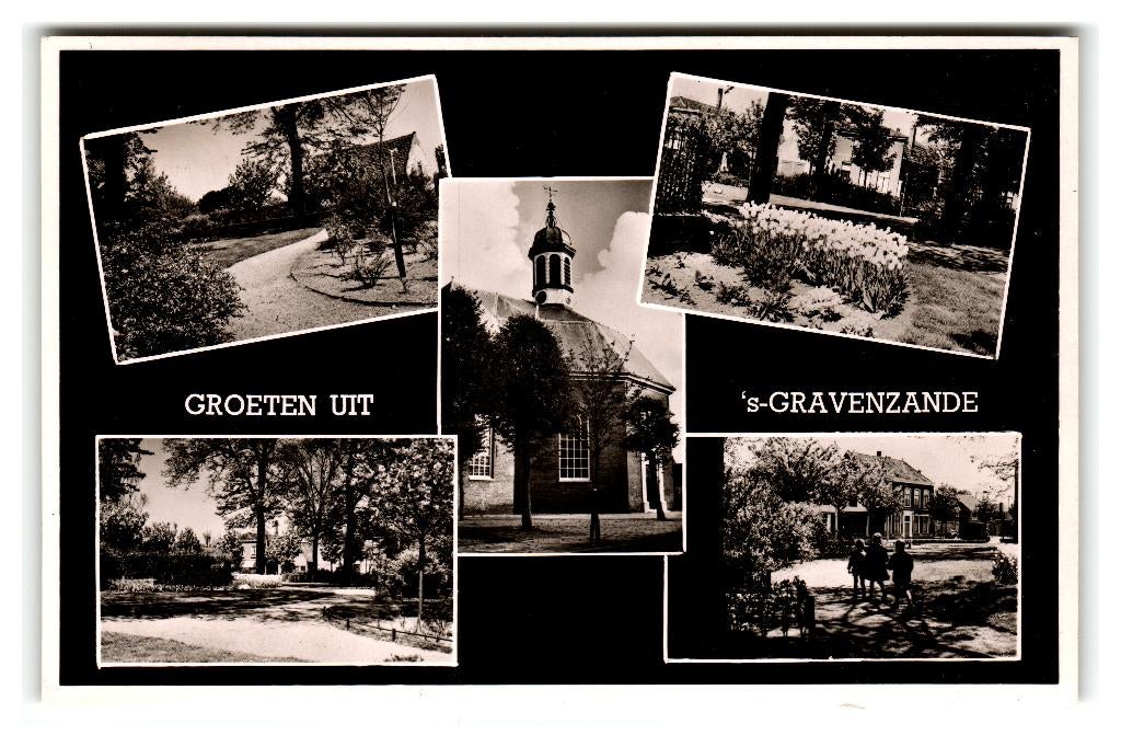 's-Gravenzande, Groeten uit 's-Gravenzande, Verzenden, 1940 tot 1960, Gelopen, Zuid-Holland