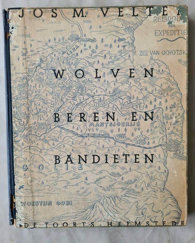 2 x Reisboek 1937- Australië woestijnen, en Siberië wolven, Ophalen of Verzenden, Gelezen, Australië en Nieuw-Zeeland