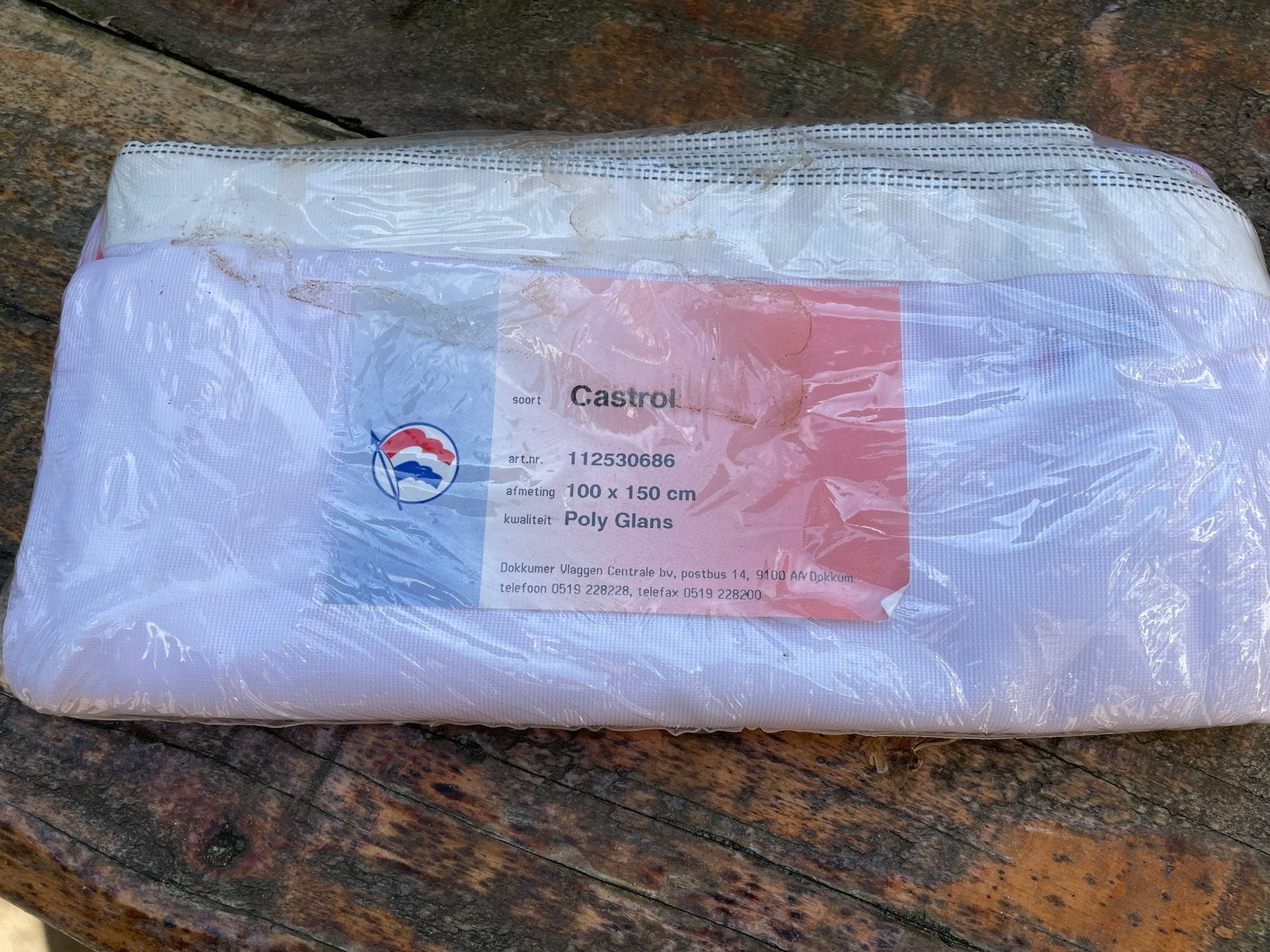 Castrol vlag NOS, Ophalen of Verzenden