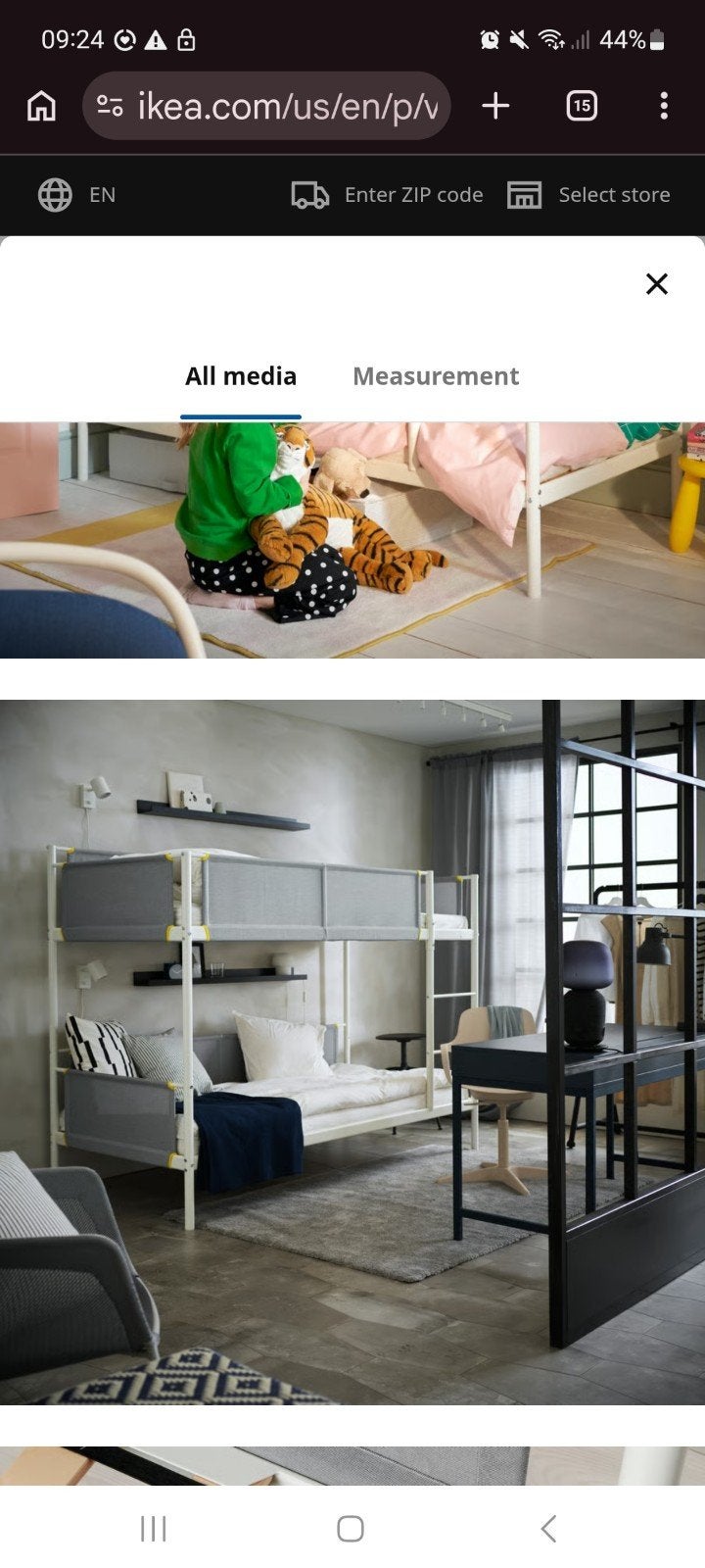 IKEA Vitval stapelbed - Modern en ruimtebesparend, Ophalen
