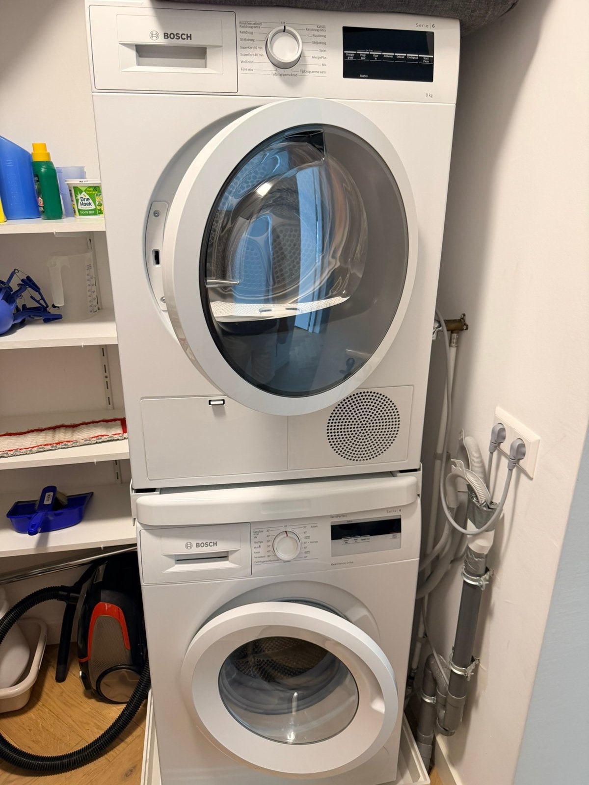 Mooie Bosch wasmachine en droger
