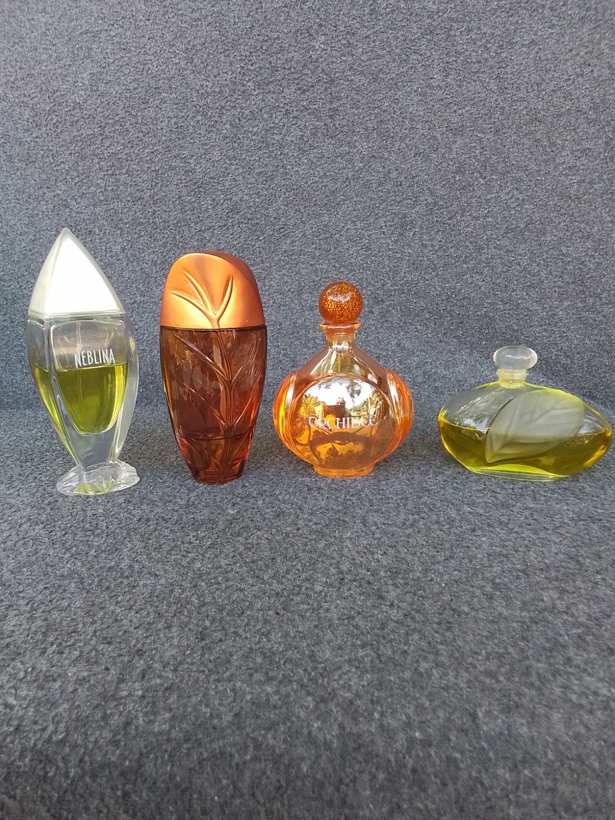 4 Vintage Yves Rocher Parfumflessen - Meeste met Inhoud, Ophalen of Verzenden, Gebruikt