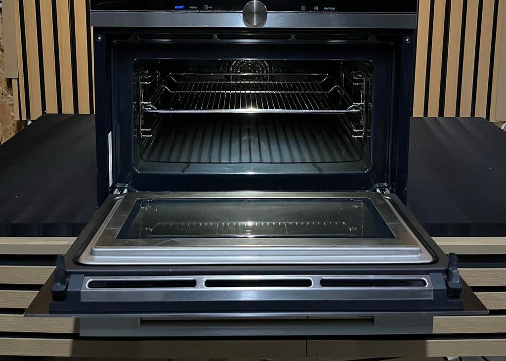 Siemens IQ700 combi oven magnetron, Ophalen, Refurbished, Oven met grill, Inbouw