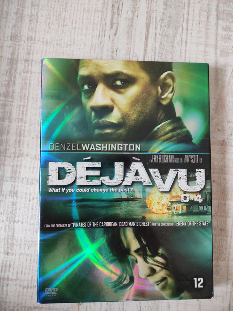 Déjà Vu DVD - Denzel Washington Actiethriller, Cd's en Dvd's, Dvd's | Thrillers en Misdaad, Gebruikt, Actiethriller, Vanaf 12 jaar