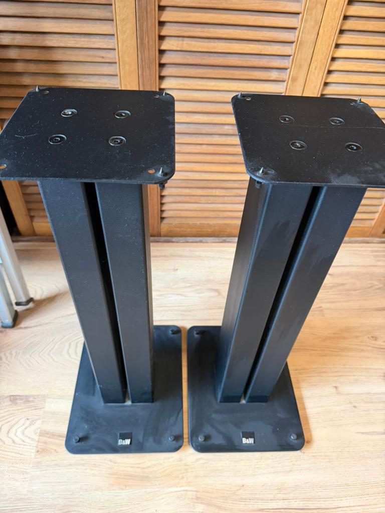 Bowers and Wilkins B&W Speakerstandaards - Zwart, Gebruikt, Ophalen, Gebruikt, Overige typen, Bowers & Wilkins (B&W)
