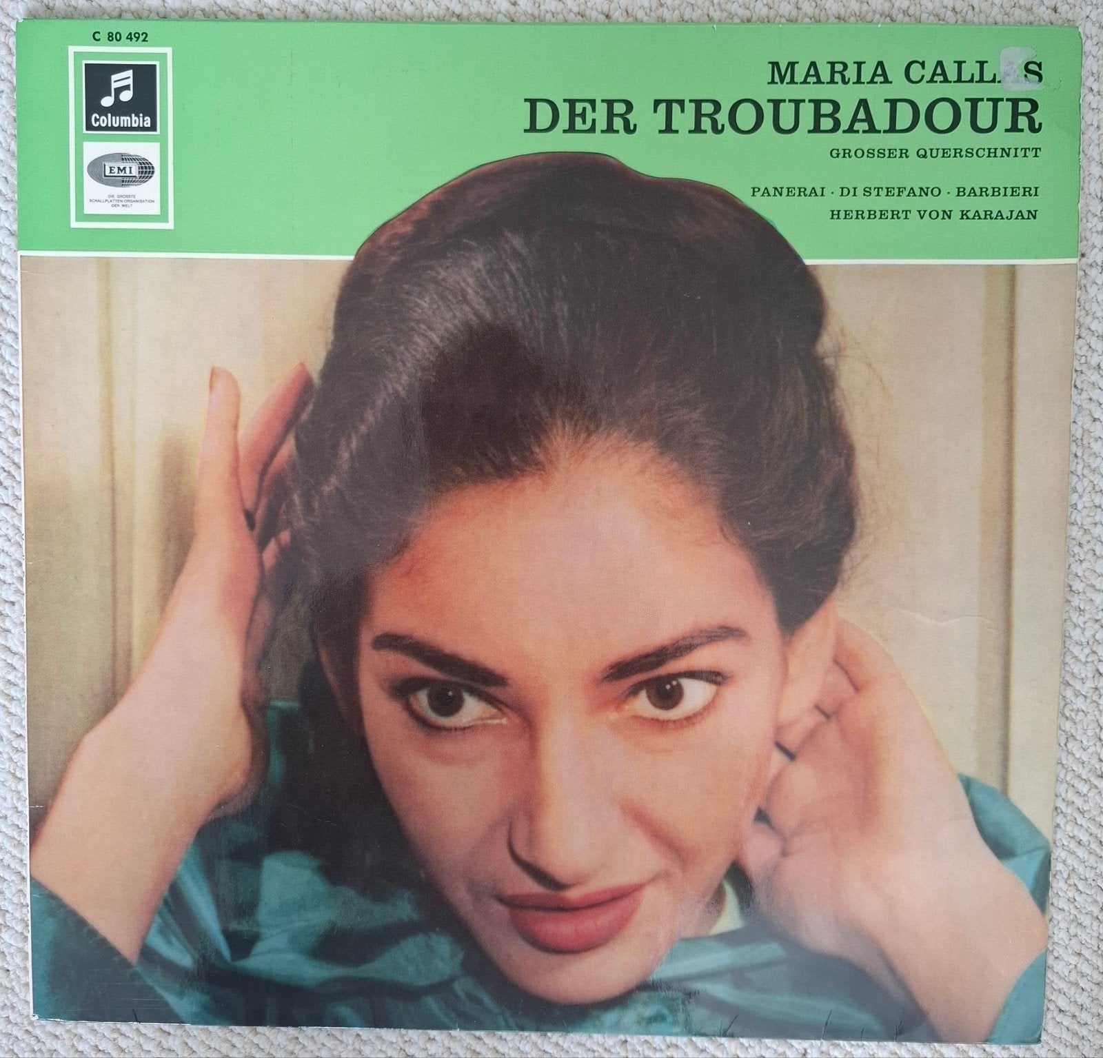 Lp Maria Callas Der Troubadour - operette, Gebruikt, Opera of Operette, Ophalen of Verzenden, Romantiek