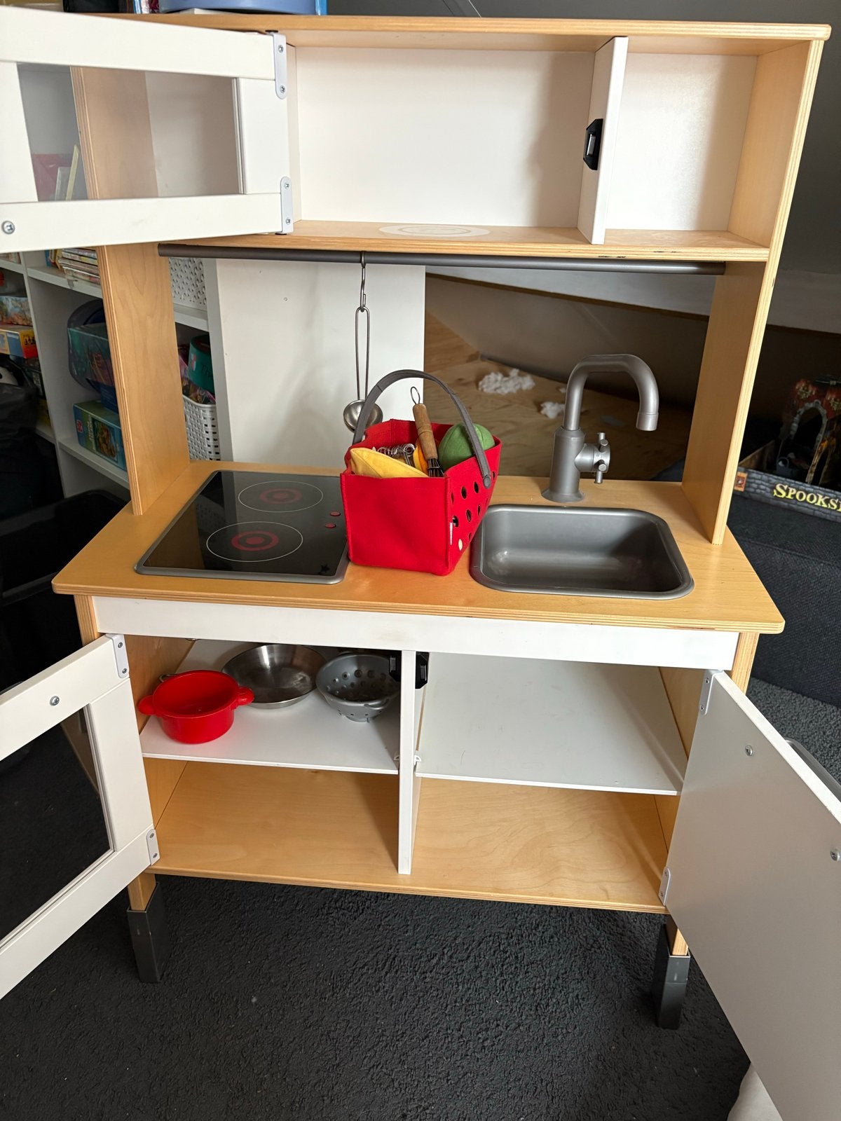 IKEA Speelkeukentje met accessoires, Ophalen, Zo goed als nieuw, Hout, Speelkeuken