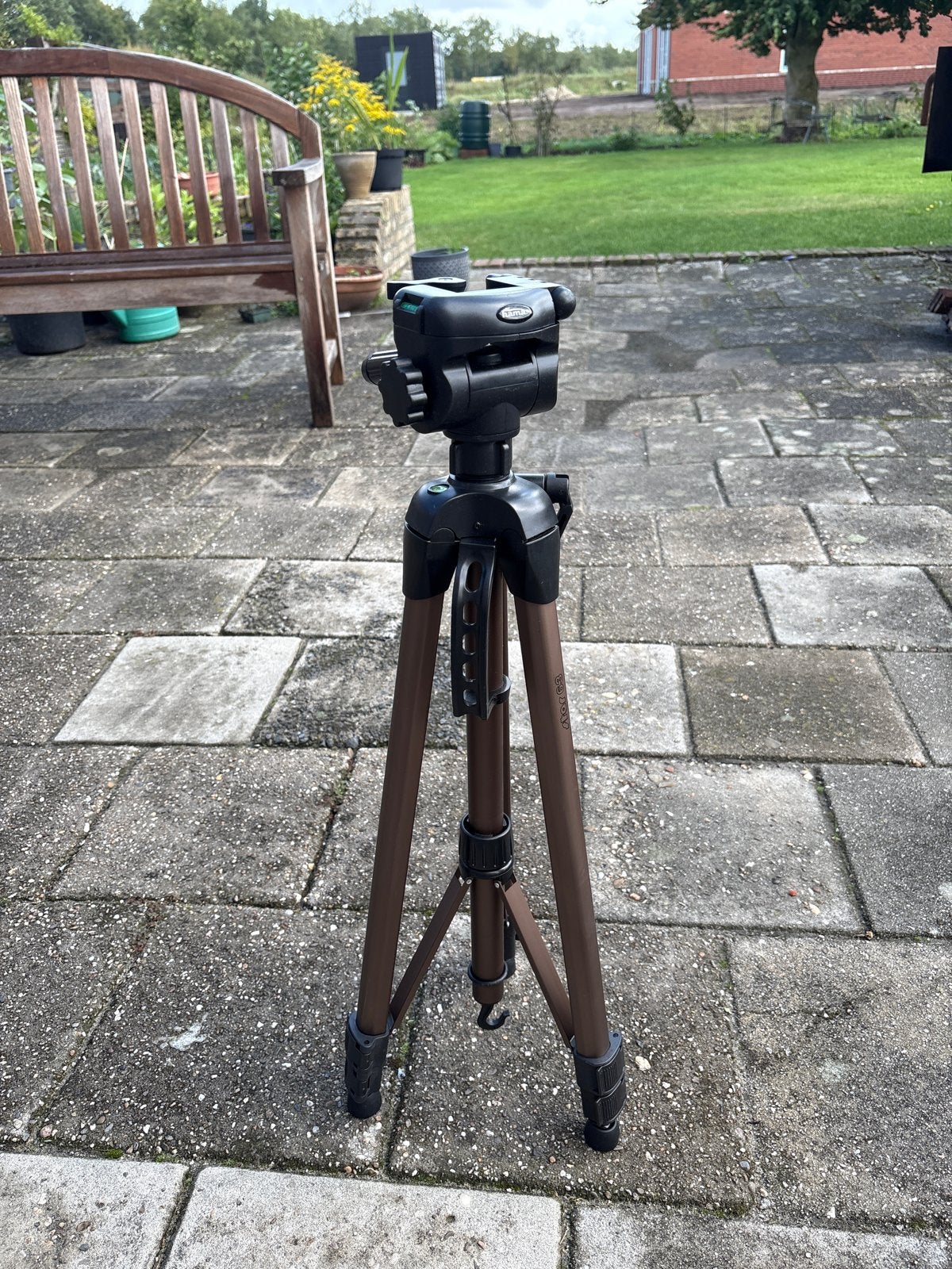 Hama Star 63 Statief - Gebruikt, Audio, Tv en Foto, Fotografie | Statieven en Balhoofden, Gebruikt, Met waterpas, Hama, 150 tot 175 cm