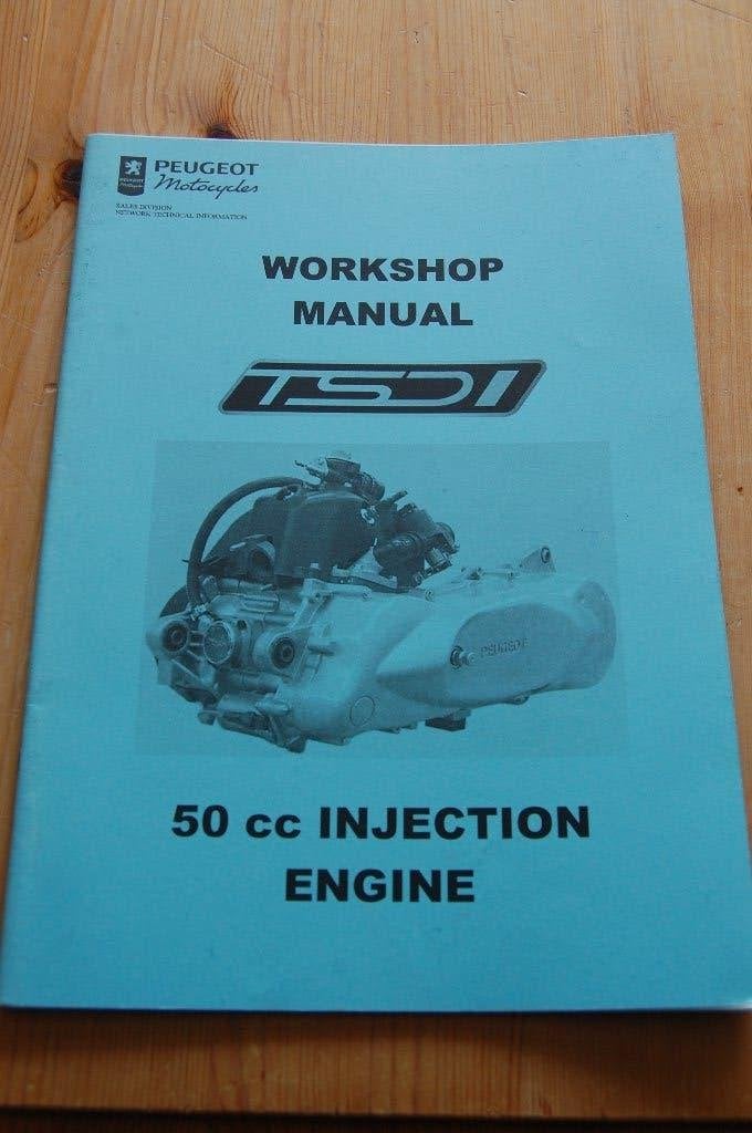 Peugeot TSDI 50 cc injectie werkplaatshandboek, Fietsen en Brommers, Handleidingen en Instructieboekjes, Ophalen of Verzenden