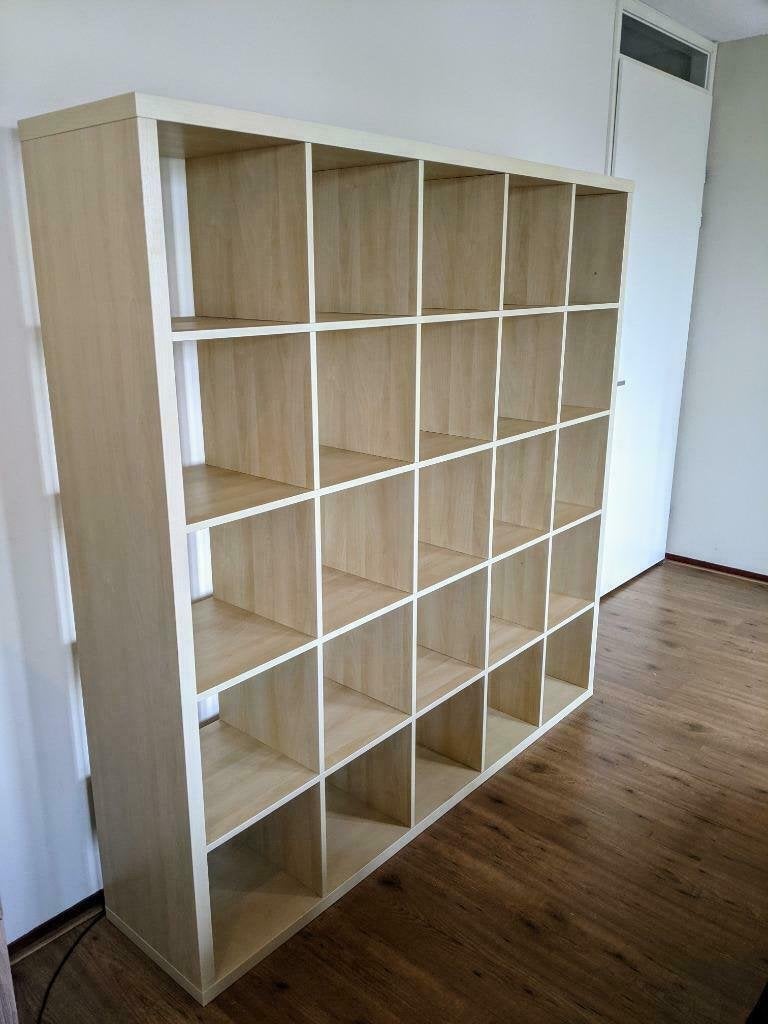 Scandinavië Look Kallax kast; 25 vak, evt. bezorgen/montage!, Ophalen, 150 tot 200 cm, Zo goed als nieuw, 150 tot 200 cm