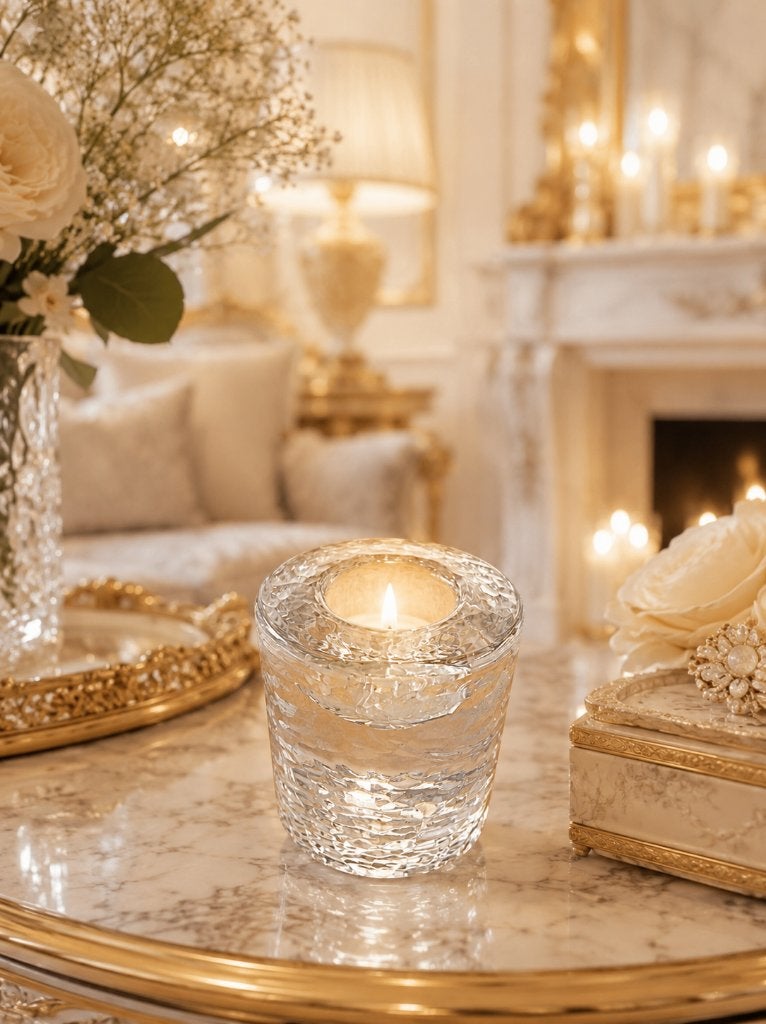 Vintage Iittala 'Arkipelago'Glazen Kandelaar -Timo Sarpaneva, Ophalen of Verzenden, Glas