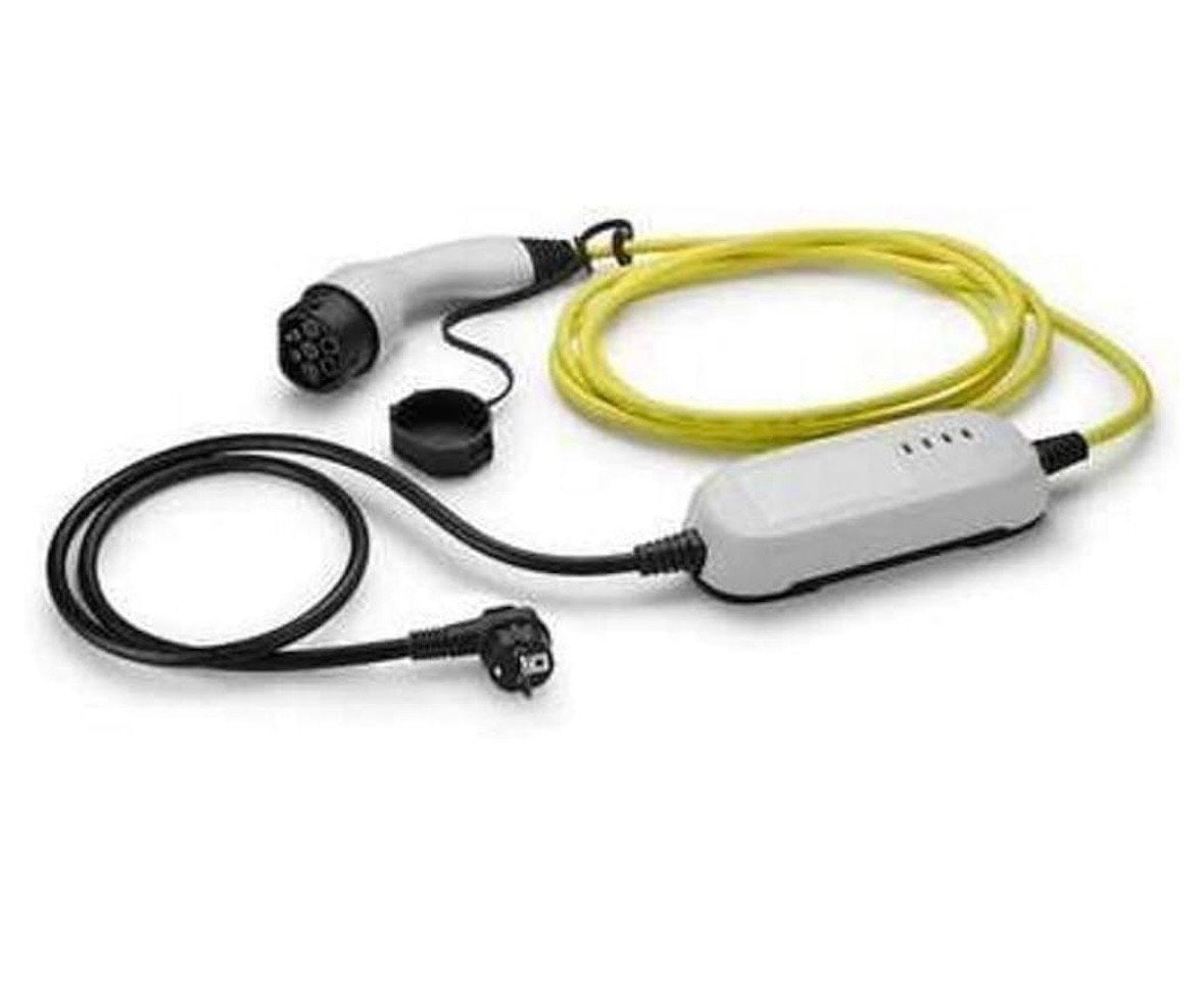 Nieuwe draagbare EV-oplader (Mode 2) - Type 2 naar Schuko, Ophalen, Zo goed als nieuw, Laadkabel