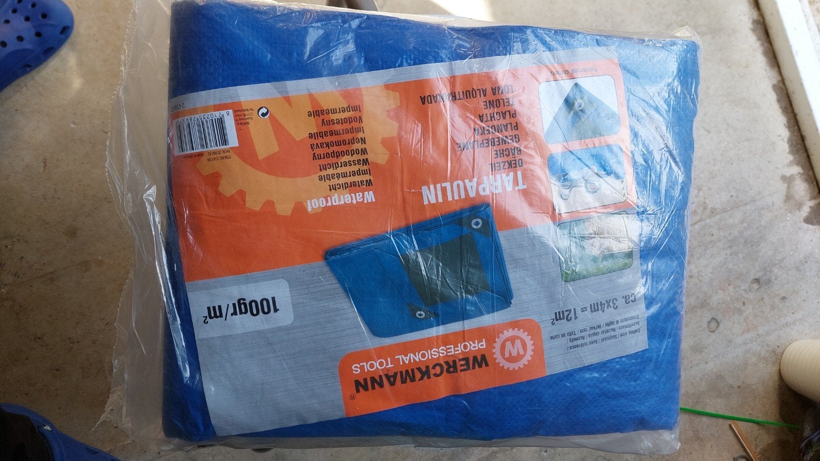 Werckmann Dekzeil Blauw 3x4m - Waterdicht en Duurzaam, Ophalen of Verzenden