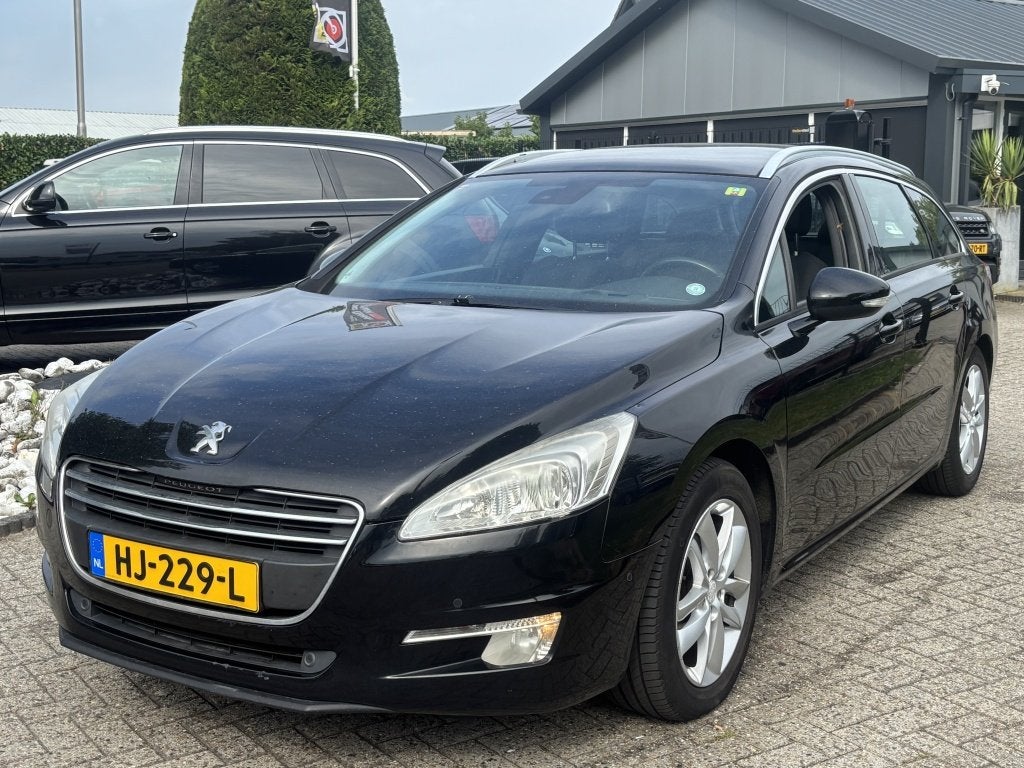 Peugeot 508 SW 1.6 HDI 2012 Airco Trekhaak Panorama Handgesc, 1375 kg, Gebruikt, 4 cilinders, Zwart