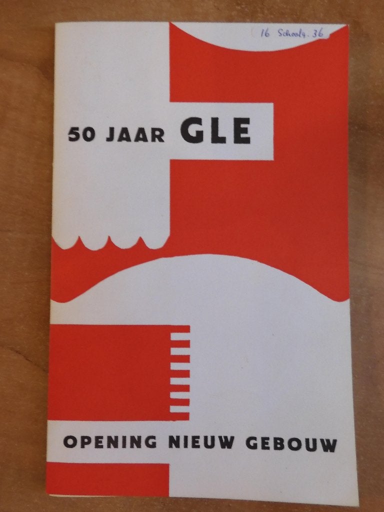 Programma 50-jarig bestaan Gem. Lyceum Eindhoven (1966) GLE, Boeken, Ophalen of Verzenden, 20e eeuw of later, Gelezen